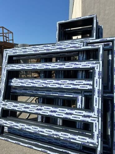 pəncərə: Alüminium/plastik profilli pəncərə və qapı çərçivələri - Müxtəlif — 2