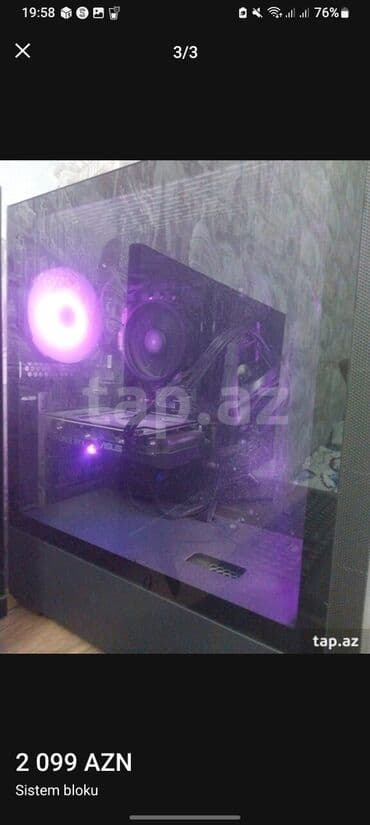 m 2: Parametrlər: Videokart Asus Dual rtx 3060 12gb Prosessor Amd ryzen 5 — 3