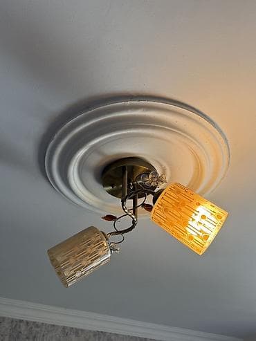 ev gülleri ve adlari: Çılçıraq, 2 lampa, Metal — 1