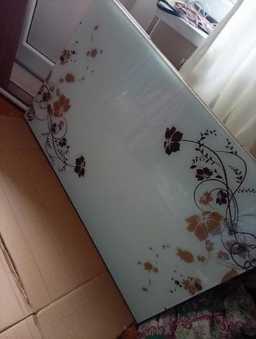 TV tumbası və dekorativ şüşə panel dəsti - Material: Ağac əsaslı — 2