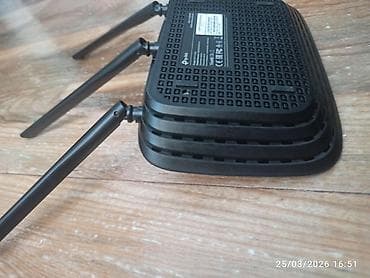 rotor modem: TP-Link Archer C20 AC750 Wi‑Fi router - İki zolaqlı 802.11ac: 2.4 GHz — 3