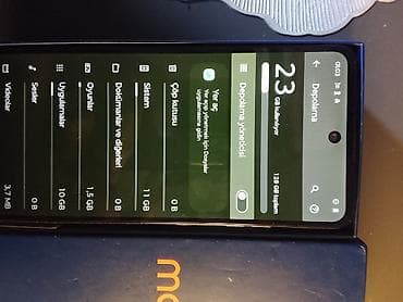 stol ustu komputerler: Motorola Moto G, 128 ГБ, цвет - Голубой, Face ID — 5