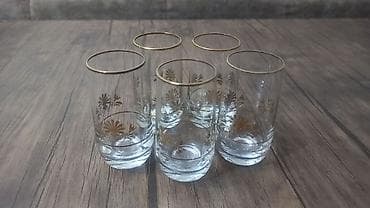 Rümkalar, rəng - Qızılı, Şüşə, 6 ədədli dəst, Rusiya