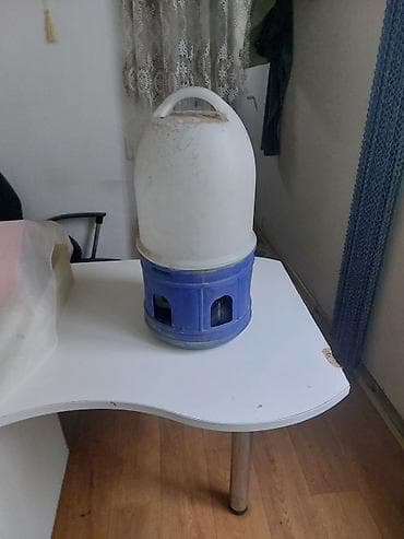 yem qabları: Salam Olsun əla su qabıdı 15 litir I kimi su tutumu var göyərcin yoxdu — 1