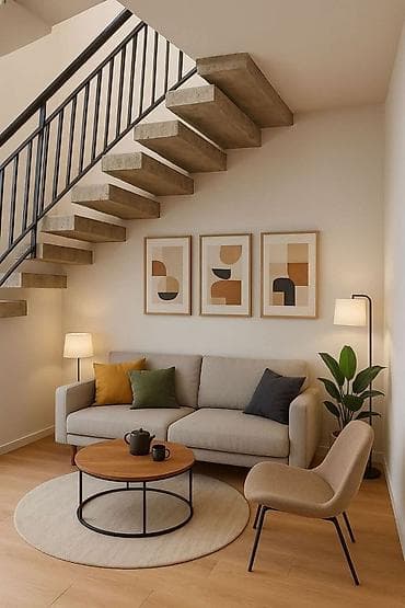 iç dizayn ev: Minimalist üslubda interyer dizayn xidmətləri Təsvir: - Müasir — 2