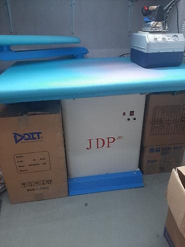 ütü ustolu: Sənaye tipli ütüləmə sistemi – JDP buxarlı ütü stolunun komplekti — 1