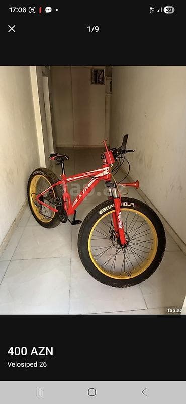 velosiped 24 ucuz: 26 liq az istifade olunub axrinci sari disqinin uzerine baxanda — 3