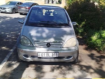 Avtomobil satışı: Mercedes-Benz A-Class (W168), gümüşü rəng, 5 qapılı hetçbek. - — 1