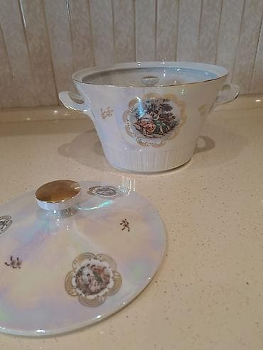 Sup qabları, 1 əd, rəng - Ağ, Farfor — 3