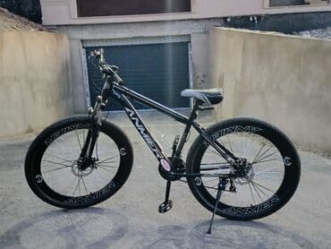 salcano velosiped: Dağ velosipedi – 29.0” təkərlər, qalın dişli off-road şinlər - Ön — 2