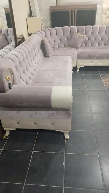 Divanlar: Künc divan, İşlənmiş, Açılmayan, Bazasız, Vеlur parça, Ödənişli çatdırılma — 2