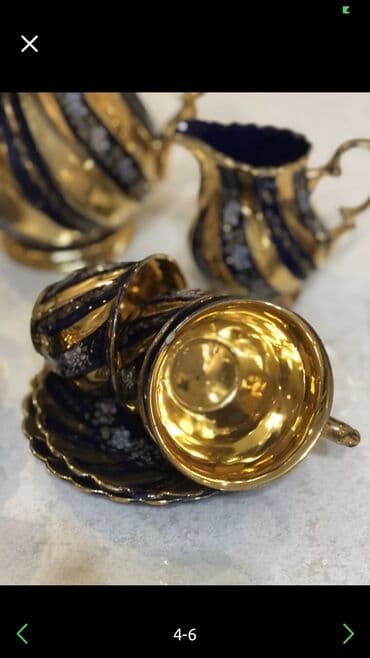 madonna serviz: Çay dəsti, rəng - Göy — 3