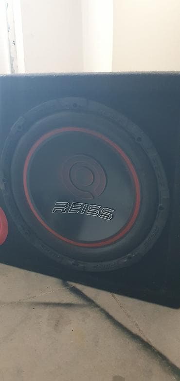 audio mikser: REISS markalı avtomobil subvuferi – qutu ilə Original Türkiyədən — 2