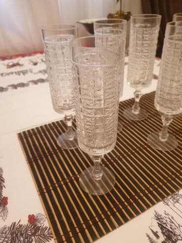 чайный набор: Qədəhlər, Şüşə, 6 ədədli dəst — 1