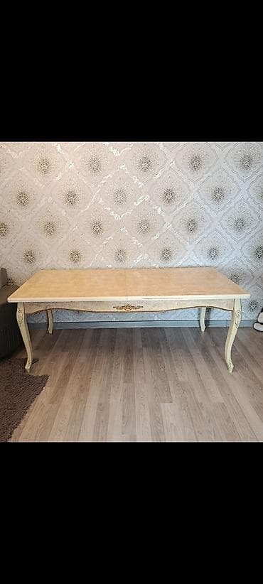 Qonaq masası, Açılan, Laminat, Dördbucaq masa — 1