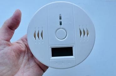Dəm qazı sızınması bildiricisi/karbon monoksid (CO) LCD ekran (mavi — 5