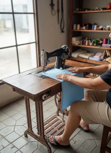 emmi tikiş fabriki: Tikiş maşını Müğənni, İşlənmiş,Mexaniki, 1 saplı, Ünvandan götürmə — 1