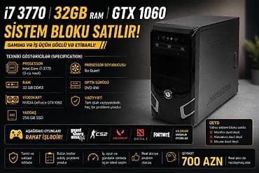 Güclü və etibarlı sistem bloku – oyun və iş üçün! Texniki
