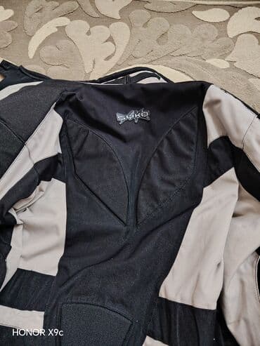 islenmis mator: Motosiklet gödəkçəsi – SYKO - Rəng: qara/boz - Korpus: möhkəm tekstil — 4