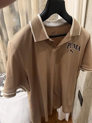 Polo köynək, Puma, L, rəng - Qəhvəyi