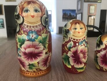 Boşqablar: Винтажные матрешки — 1