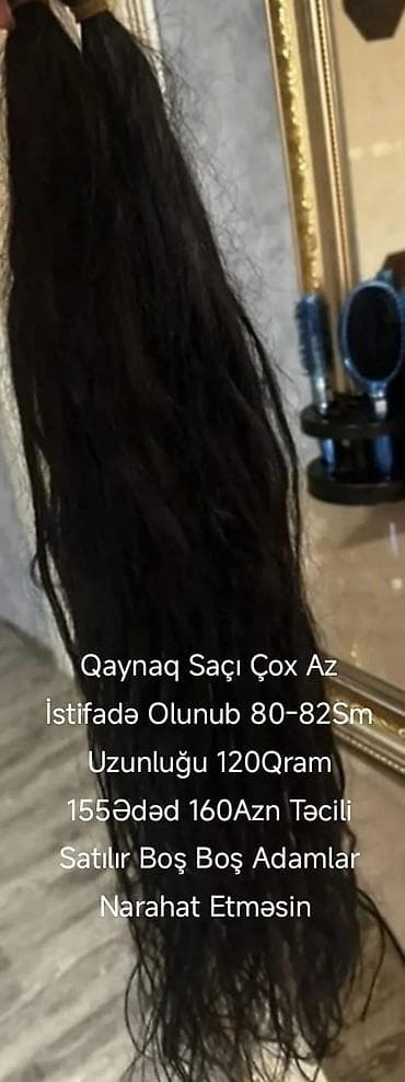 kisi sac parikleri: Qaynaq saçlar, Təbii, Yeni — 1