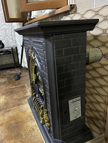 Samovarlar: Kamin Peçi, İşlənmiş, yanacaq - Qaz — 2