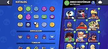 oyun alanı: Brawl Stars oyun hesabı - Kupa: 110.118 - Profil səviyyəsi: 89 - — 4