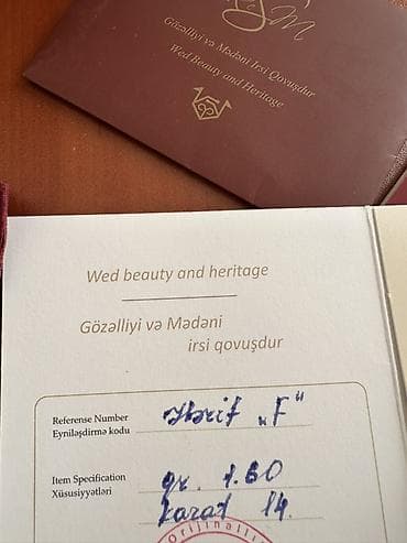pilot 65 eau de parfum: Resm zərgərlikdən “Hərf F” gümüşü/çəhrayı-qızıl üslublu broş/assessori — 2