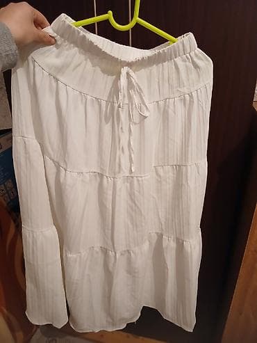 медовый спас крем в баку: "Ağ rəngli, çoxqatlı və plisəli ətək. 1dəfə geyinilib, heç bir ləkəsi — 2