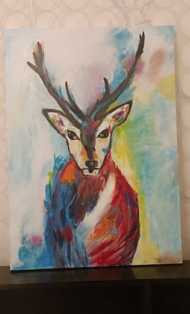 картина 70 на 100: Картина на холсте 70 на 50 см нарисована акриловыми красками — 1