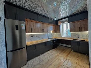 Sifarişlə mətbəx dəsti, Özü çəkən petlələr, MDF, Kredit yoxdur, Pulsuz çatdırılma