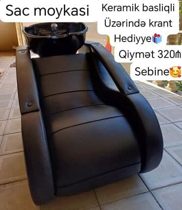 ✨Sac moykasi ⚡Qiymet 320 m ⚡keramik basliqli Üzərində krant hediyye