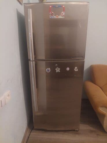 mini ventilyator: İki qapılı soyuducu - Rəng: paslanmayan polad/boz - Üst hissə — 1