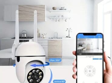 Wi‑Fi IP izləmə kamerası – 355° panoram, 90° şaquli idarəetmə -