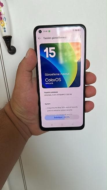 Oppo A78, 256 GB, rəng - Boz, Barmaq izi