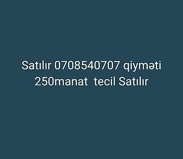 Məhsul: Təcili satılır qiyməti 250manat