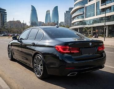 bmw x1 20d xdrive: BMW 5 Series sedan – yaş asfalt chameleon rəngli, M paketli xarici — 8
