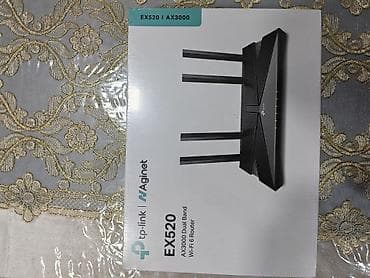 Планшеты: TP-Link Aginet EX520 – AX3000 Dual Band Wi‑Fi 6 Router Əsas — 1