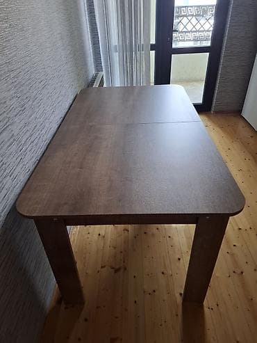Açılan yemək masası - Material: ağac teksturalı laminat/MDFlam səth — 2