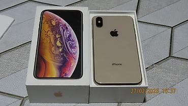 ipad pro qiymeti: IPhone Xs Max, Qızılı, Face ID — 3