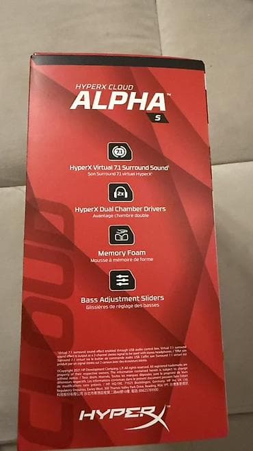 HyperX Cloud Alpha S oyun qulaqlığı - İki kameralı sürücülər (Dual — 2