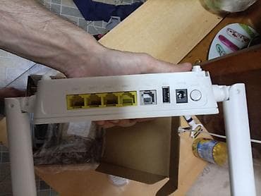 internet modem: Huawei OptiXstar GPON Wi‑Fi router Demək. Olarki işlənməyib 2eded — 3