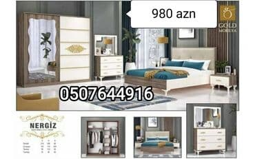 tuba: İkinəfərlik çarpayı, 2 tumba, Azərbaycan, Yeni — 15