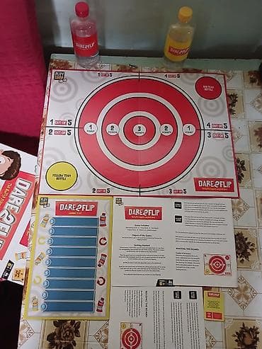 hedef qayda kitabi: Dare 2 Flip – “Bottle Flipping Challenge Game” Məzmun: - 1 ədəd böyük — 1