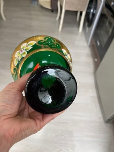 qazan destleri qiymetleri: Kasalar, 2 ədədli dəst, rəng - Yaşıl, Şüşə — 3