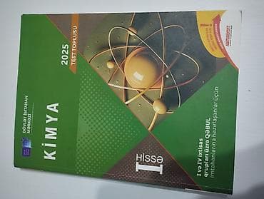 Məhsul: “Kimya – Test Toplusu 2025”, I hissə - Nəşriyyat: Dövlət