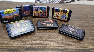 Видеоигры и приставки: Sega Mega Drive/Genesis üçün oyun kartricləri dəsti. Dəstdə müxtəlif — 2