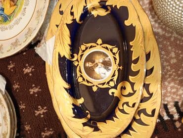 original cobalt: Tort və şiriniyyat qabı, rəng - Göy, Kobalt, Çexiya — 2