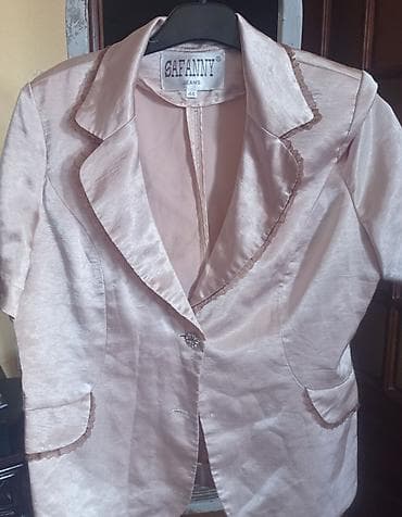 xonca desti: Qadın köynək və jaket dəsti - Parça: Parıltılı, atlas/parıltılı — 3